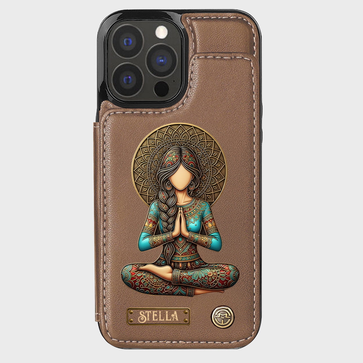 Lose Your Mind Find Your Soul - Personalized Yoga Wallet Phone Case