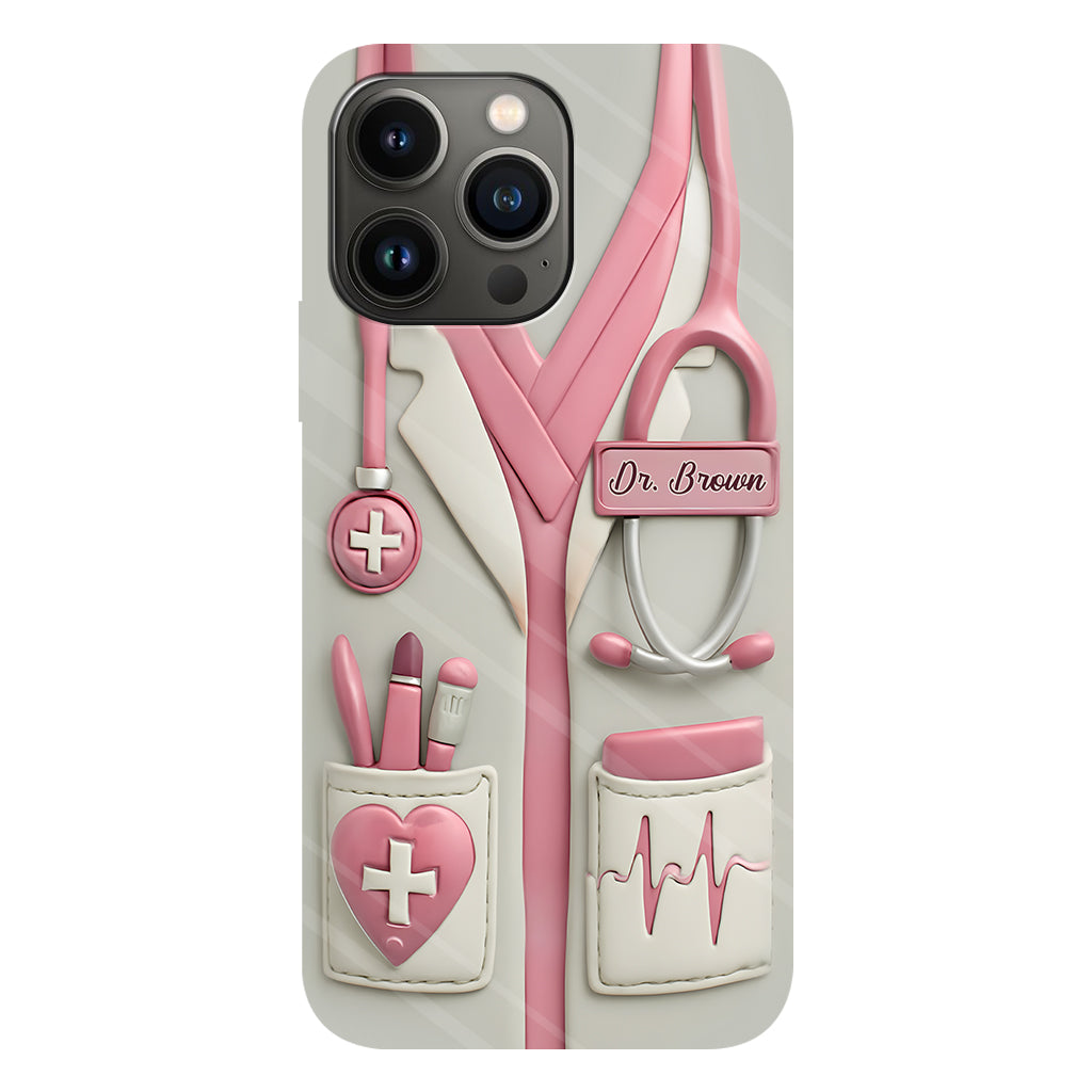Celebrate Everyday Heroes With Medical Professional Gifts - Personalized Nurse Full Print Phone Case