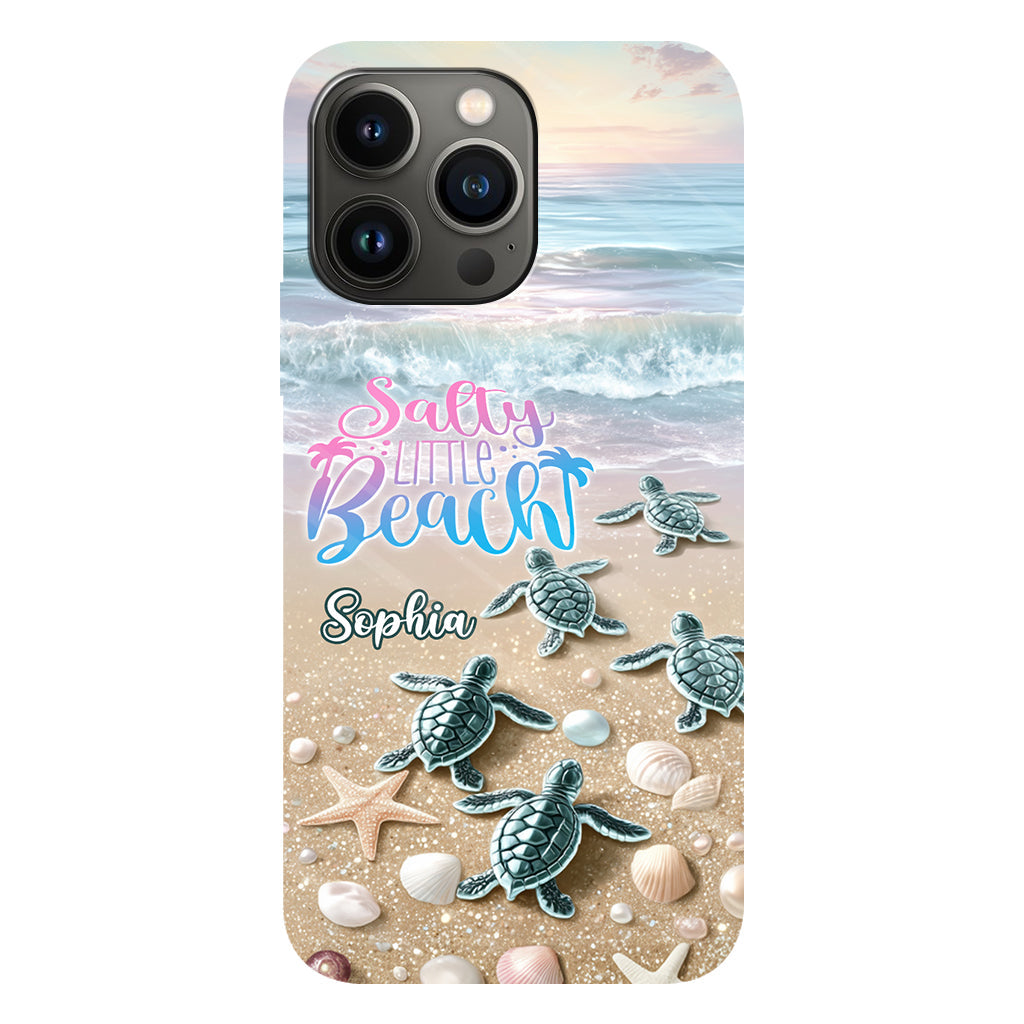 Salty Lil Beach - Personalized Sea Lover Full Print Phone Case