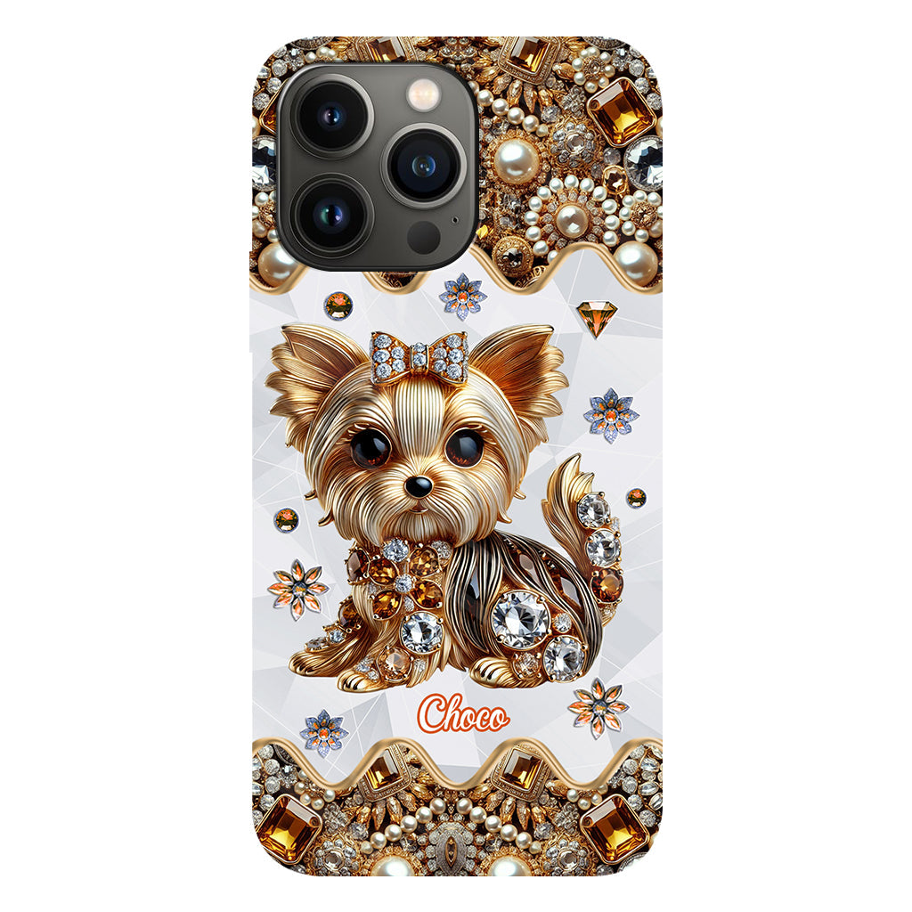 Love Yorkshire Terrier - Personalized Dog Full Print Phone Case