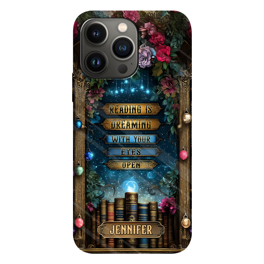 Reading is Dreaming - Personalized Book Full Print Phone Case