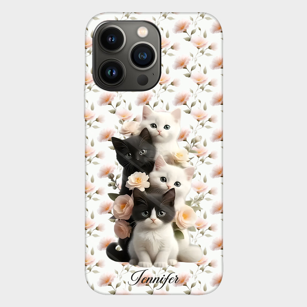 Cute Kittens - Personalized Cat Full Print Phone Case