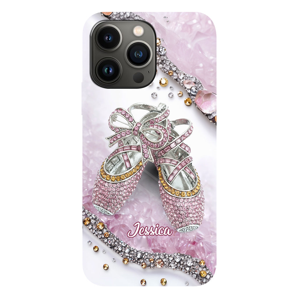 Chaussures de ballet mignonnes - Coque de téléphone personnalisée avec imprimé intégral de ballerine