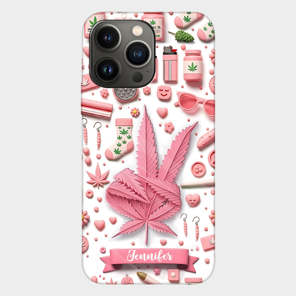 Irgendwo ist es 4:20 Uhr – Personalisierte Handyhülle mit Weed-Motiv