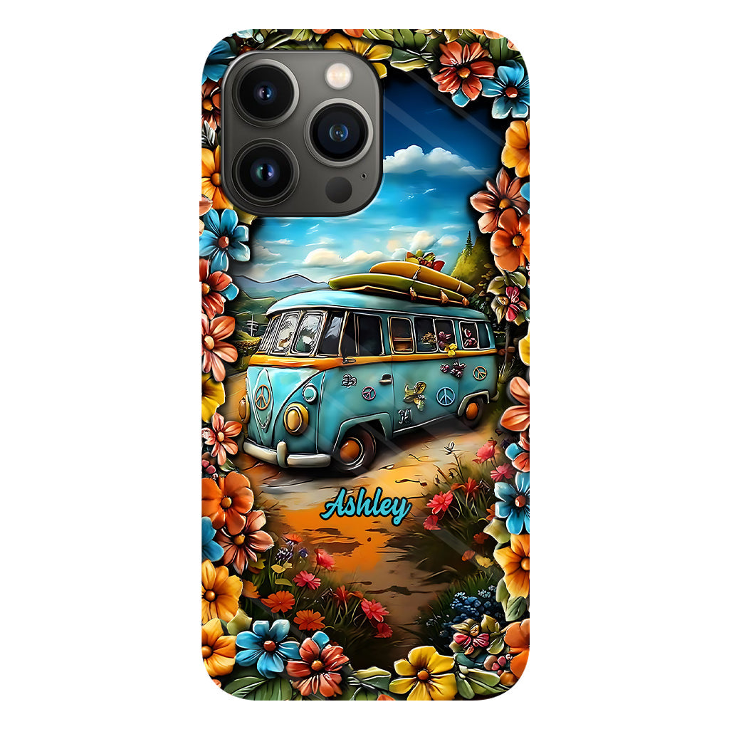 Hippie Van - Personalized Hippie Full Print Phone Case