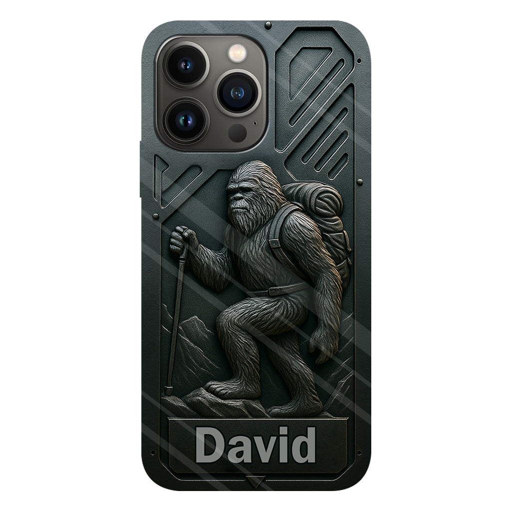 Sasquatch - Personalisierte Handyhülle mit Wandermotiv und Volldruck
