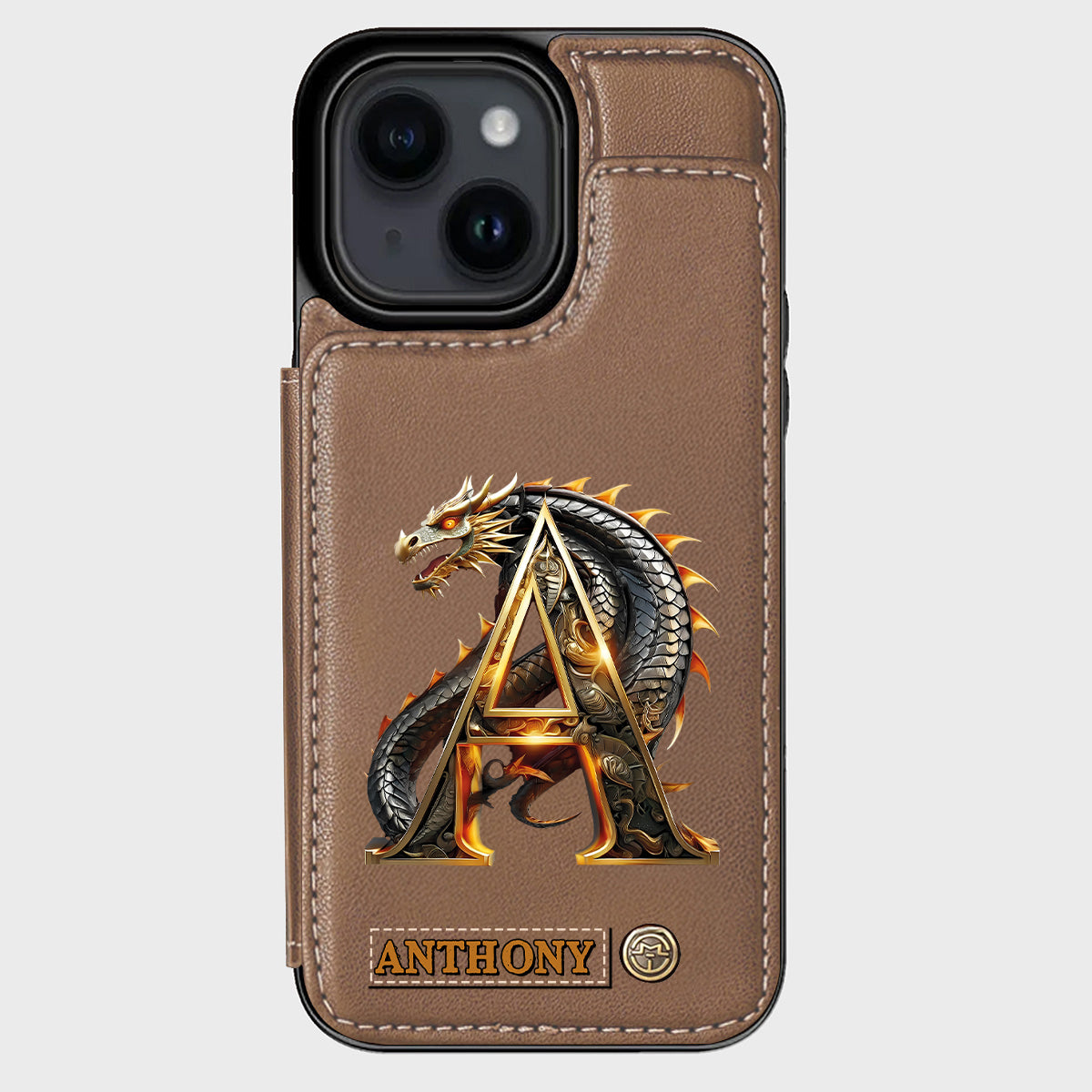 Love Dragons - Personalized Dragon Wallet Phone Case