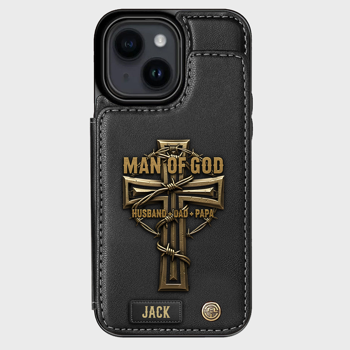 Man Of God - Personalized Christian Wallet Phone Case
