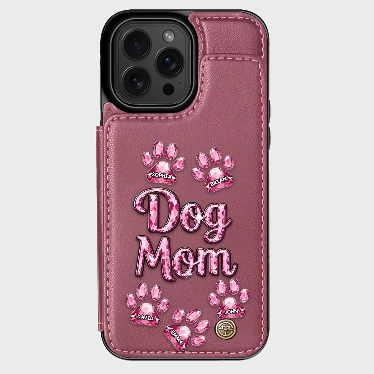 Dog Mom - Personalized Dog Wallet Phone Case