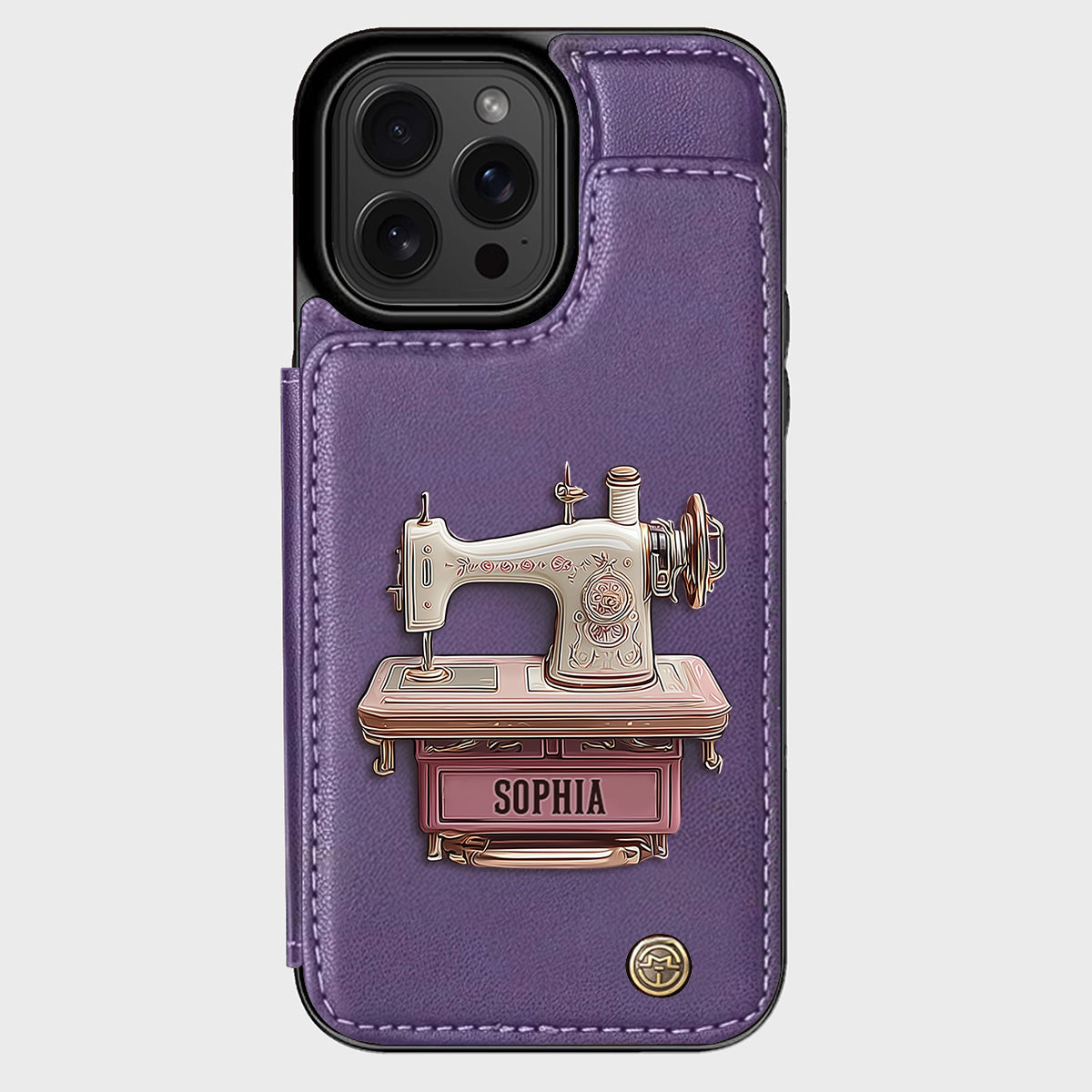 Sewing Machine - Personalized Sewing Wallet Phone Case