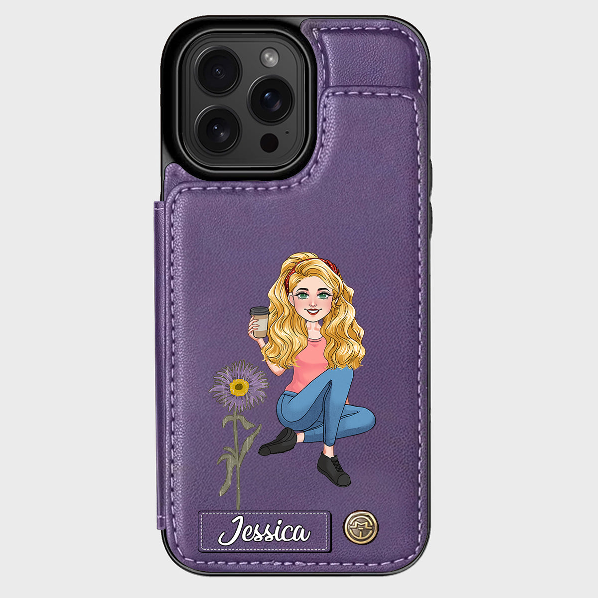 Gift For Friends Birth Month - Personalized Bestie Wallet Phone Case