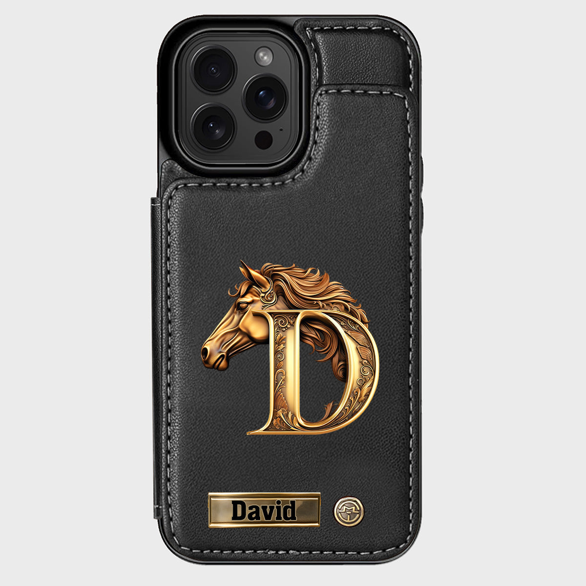 Love Horse - Personalized Horse Wallet Phone Case