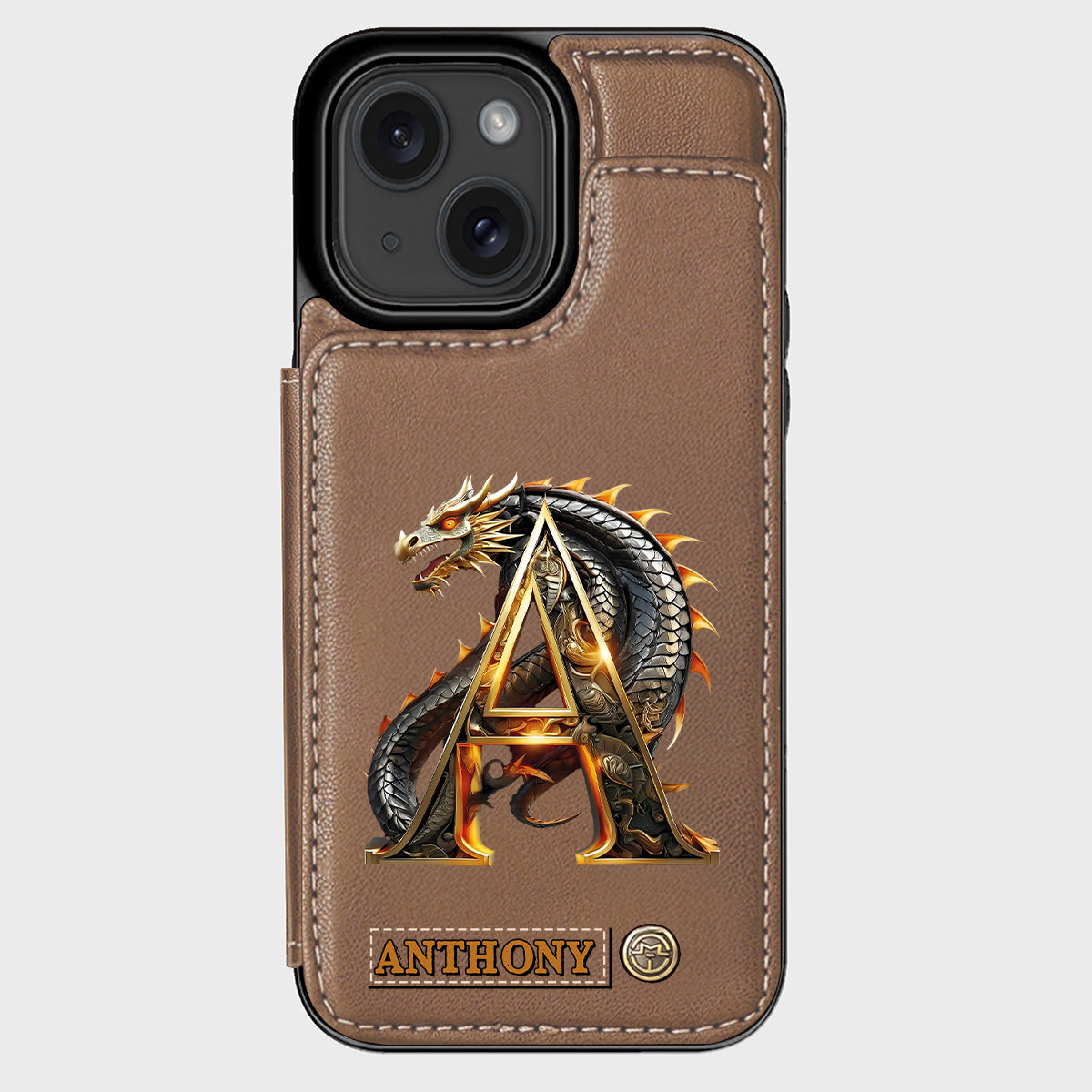 Love Dragons - Personalized Dragon Wallet Phone Case