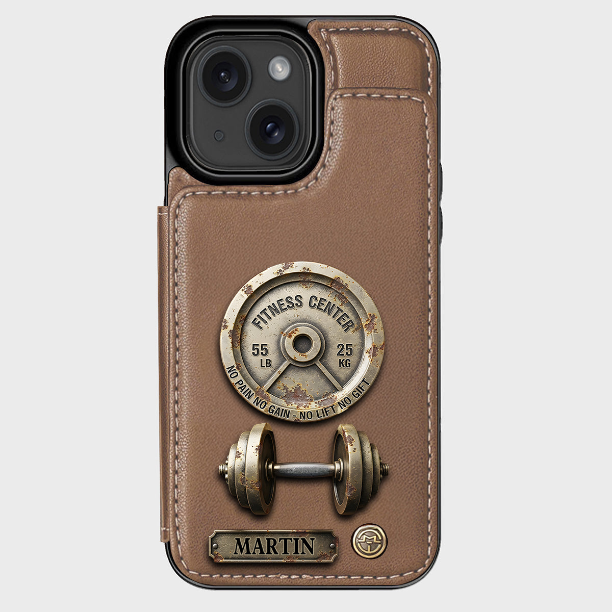 No Pain No Gain - Personalized Fitness Wallet Phone Case