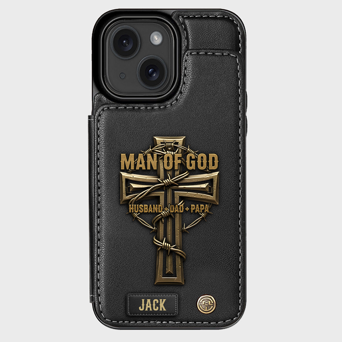 Man Of God - Personalized Christian Wallet Phone Case