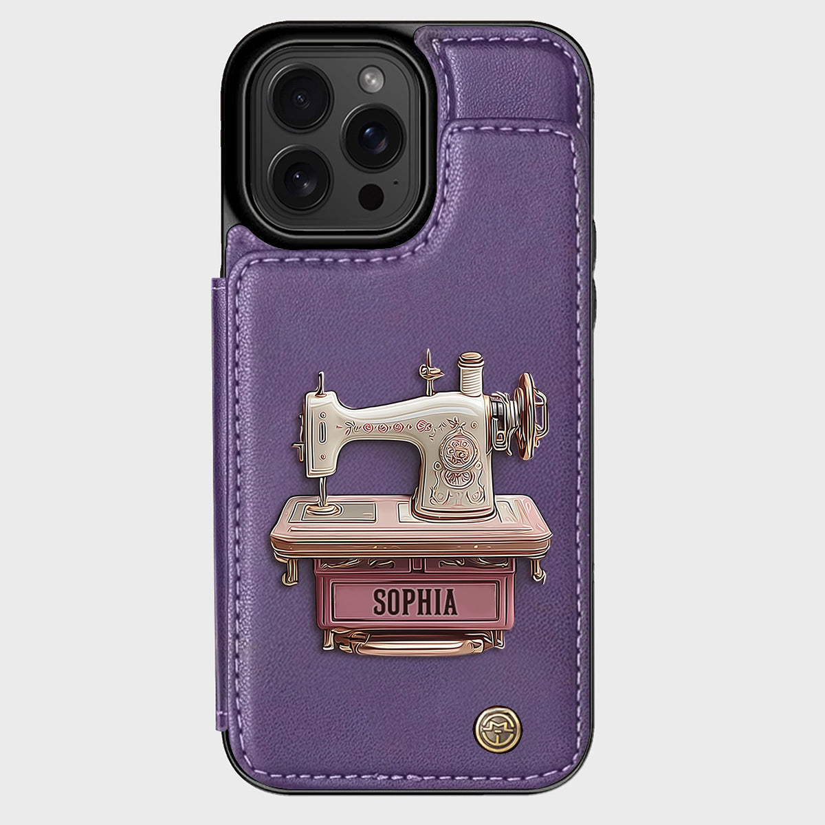Sewing Machine - Personalized Sewing Wallet Phone Case