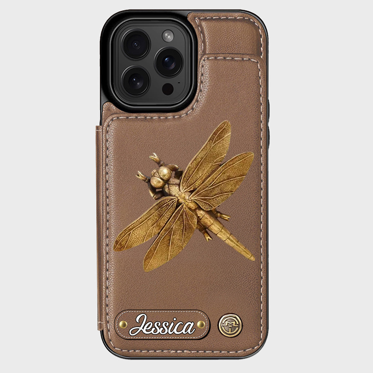 Love Garden, Beautiful Dragonfly, Butterfly, Bee, Hummingbird,... - Personalized Gardening Wallet Phone Case