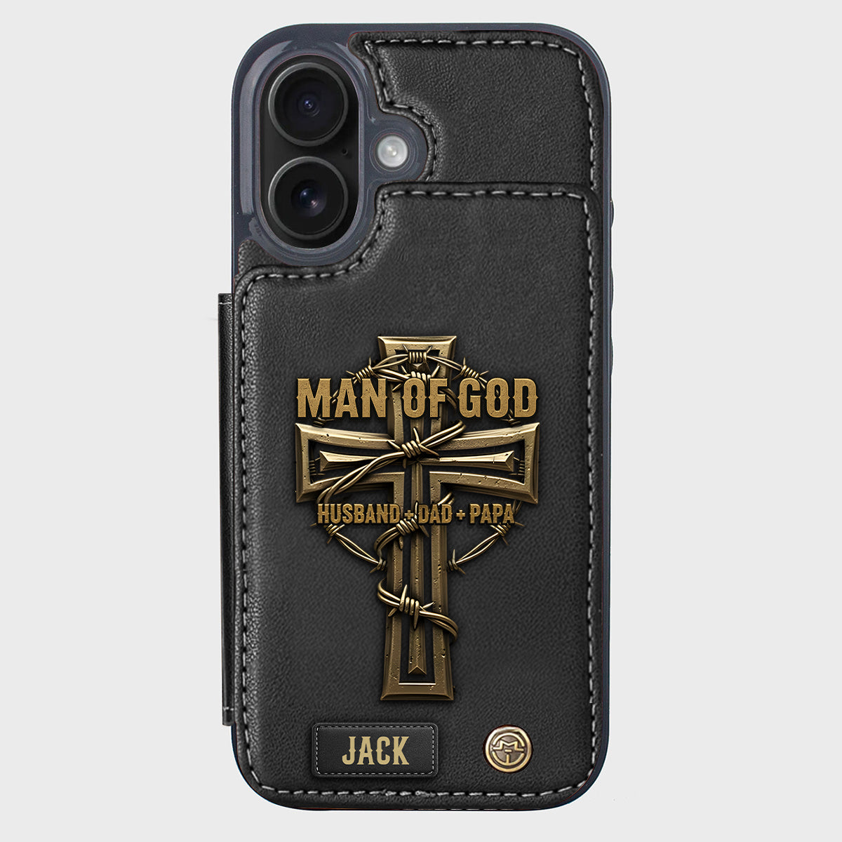 Man Of God - Personalized Christian Wallet Phone Case