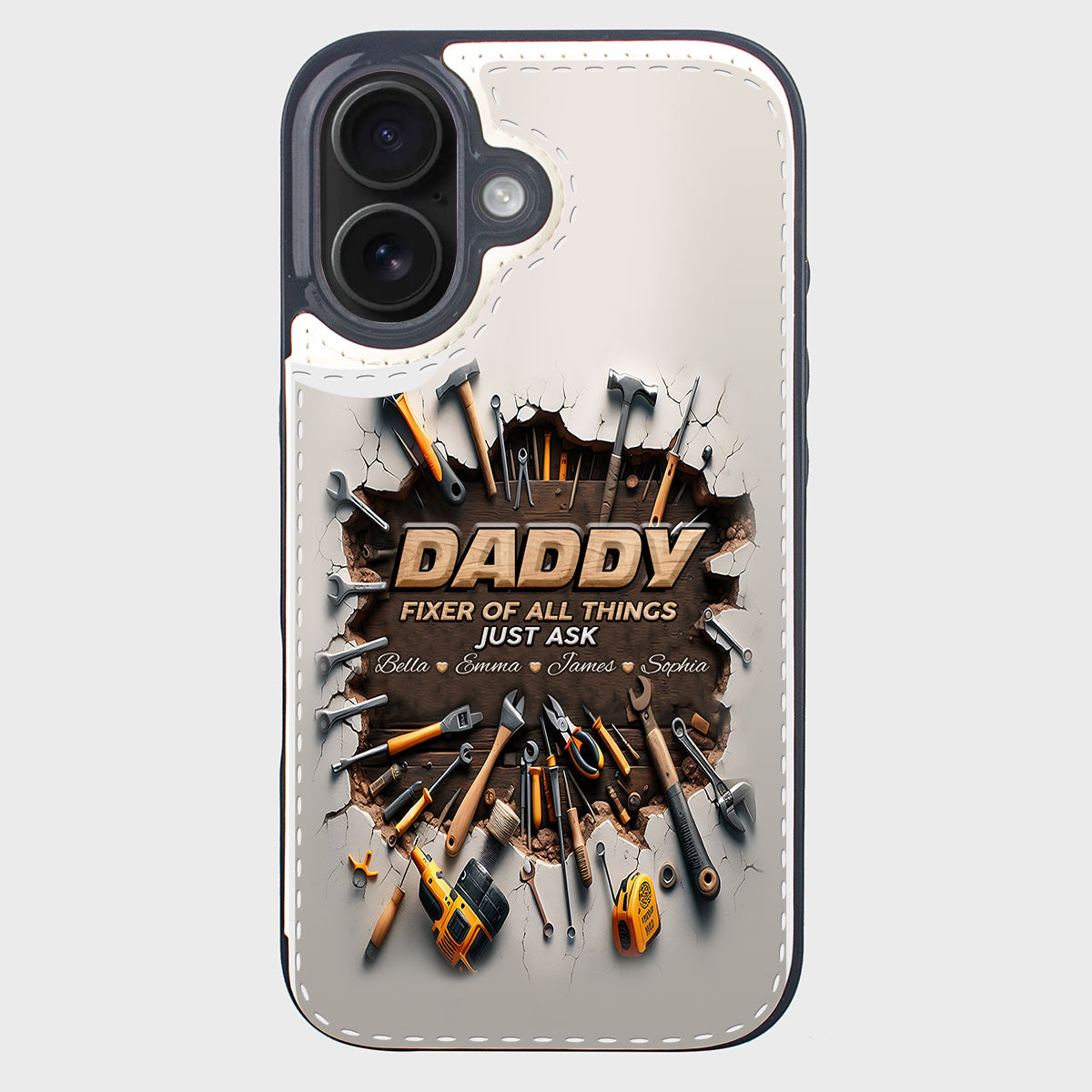 Fixer Of All Things - Personalized Father Foldable Wallet Phone Case