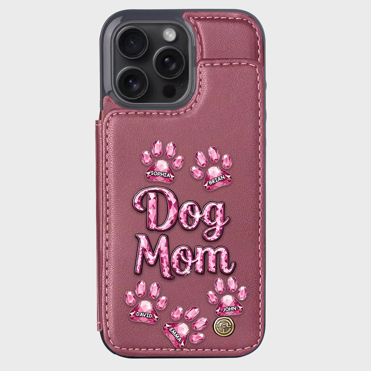 Dog Mom - Personalized Dog Wallet Phone Case