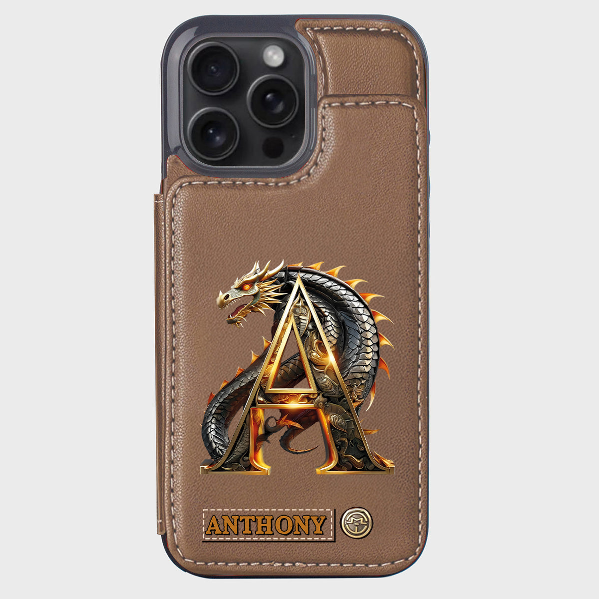 Love Dragons - Personalized Dragon Wallet Phone Case
