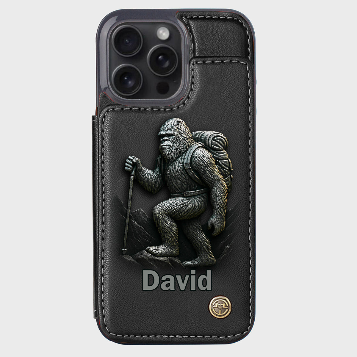 Sasquatch - Personalized Hiking Wallet Phone Case