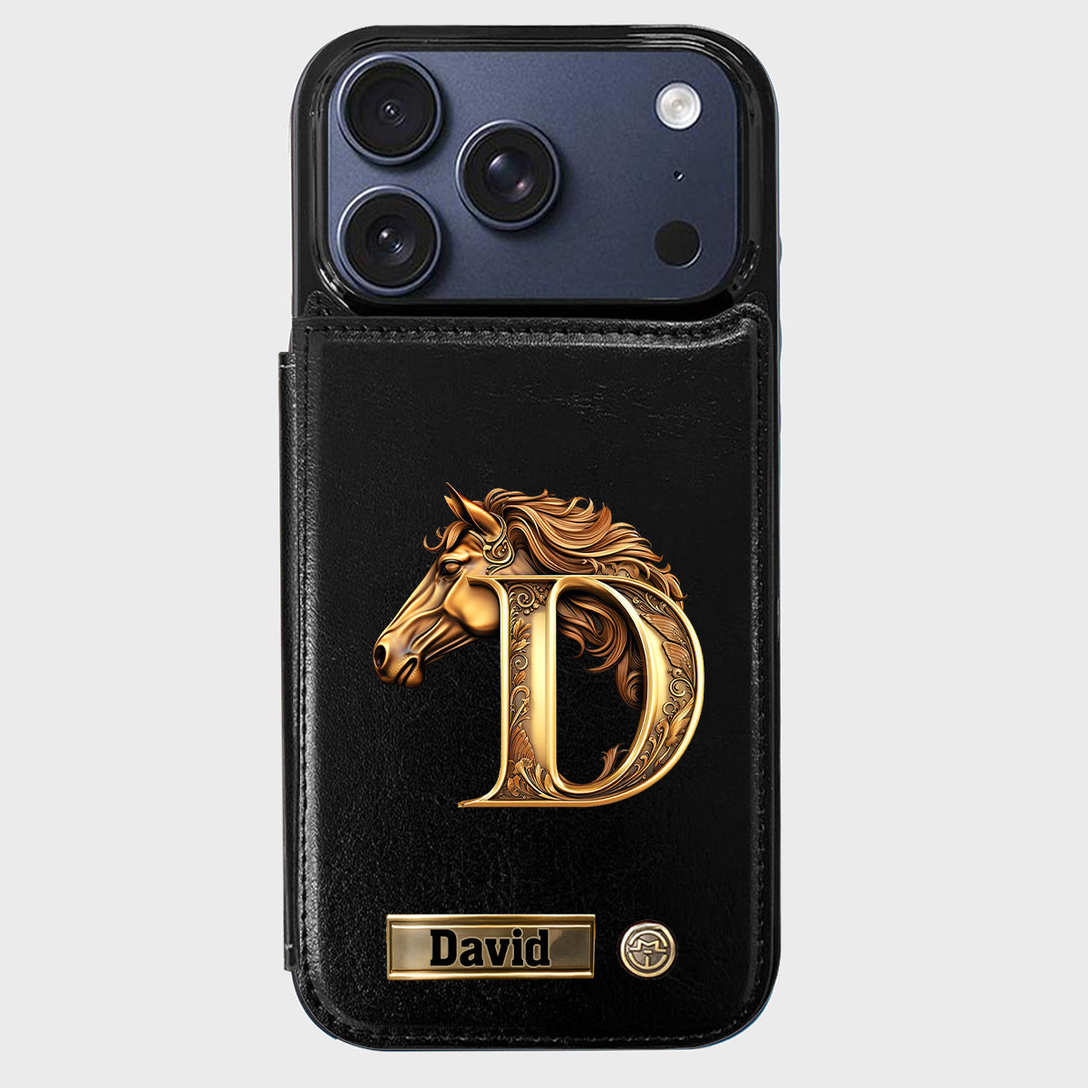 Love Horse - Personalized Horse Wallet Phone Case