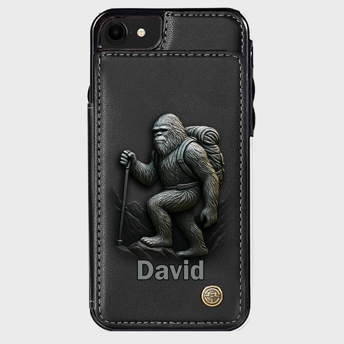 Sasquatch - Personalized Hiking Wallet Phone Case