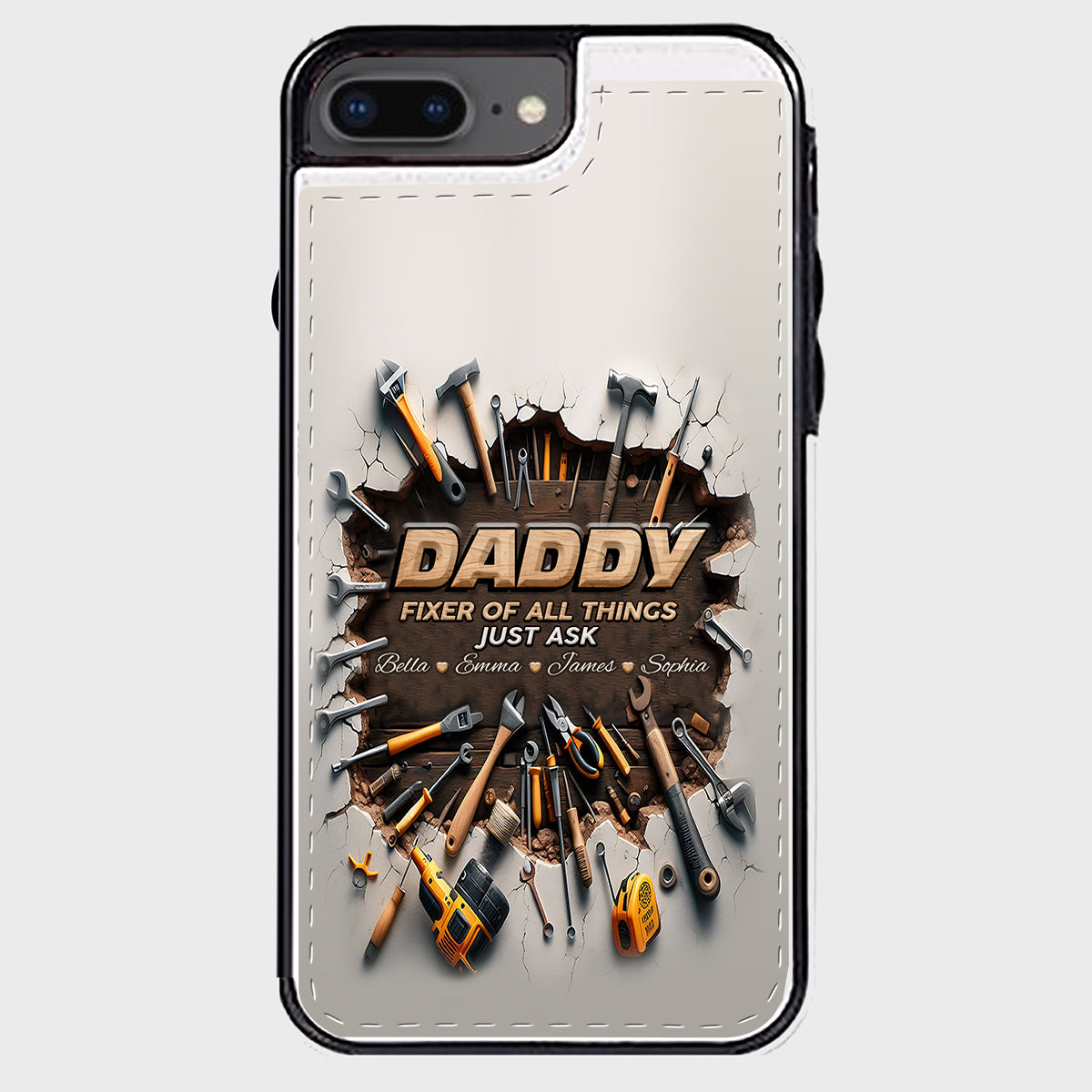 Fixer Of All Things - Personalized Father Foldable Wallet Phone Case