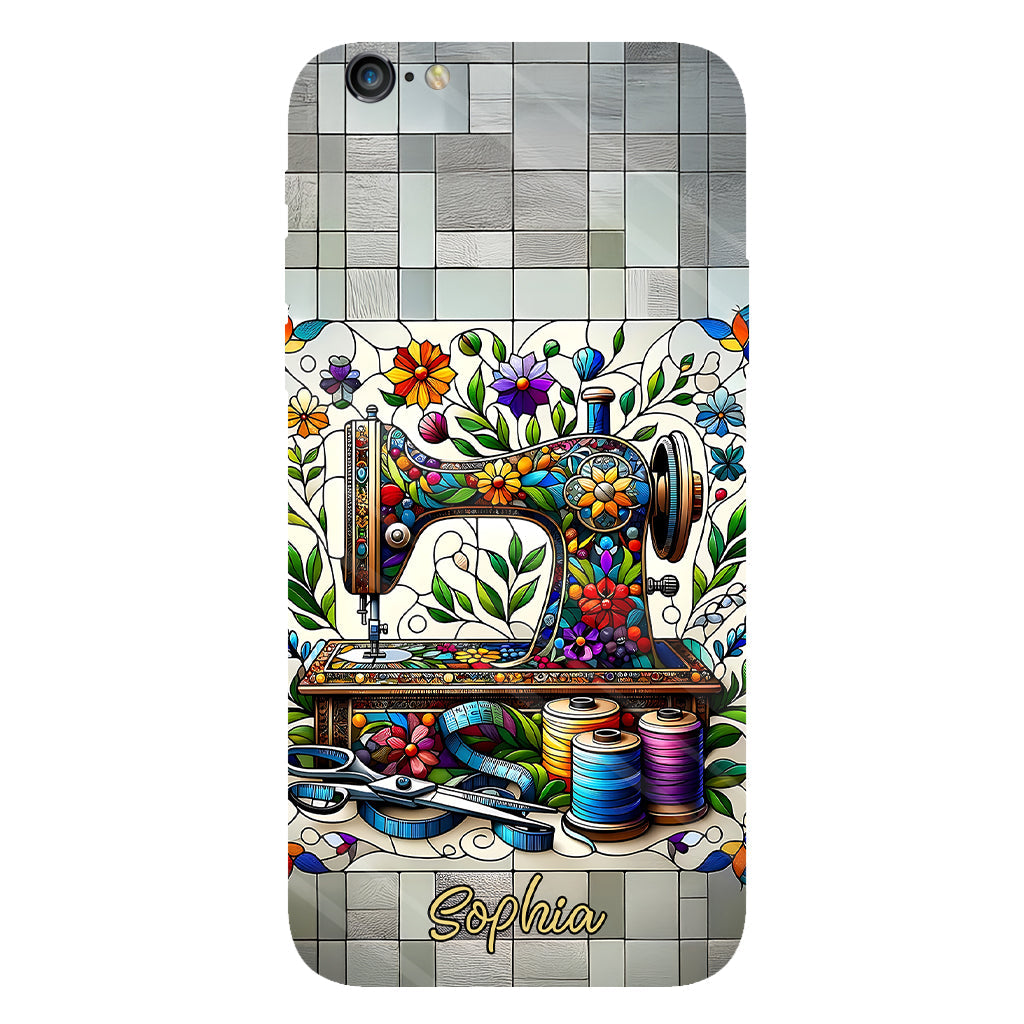 Coque de téléphone personnalisée « Couture » ​​avec imprimé intégral