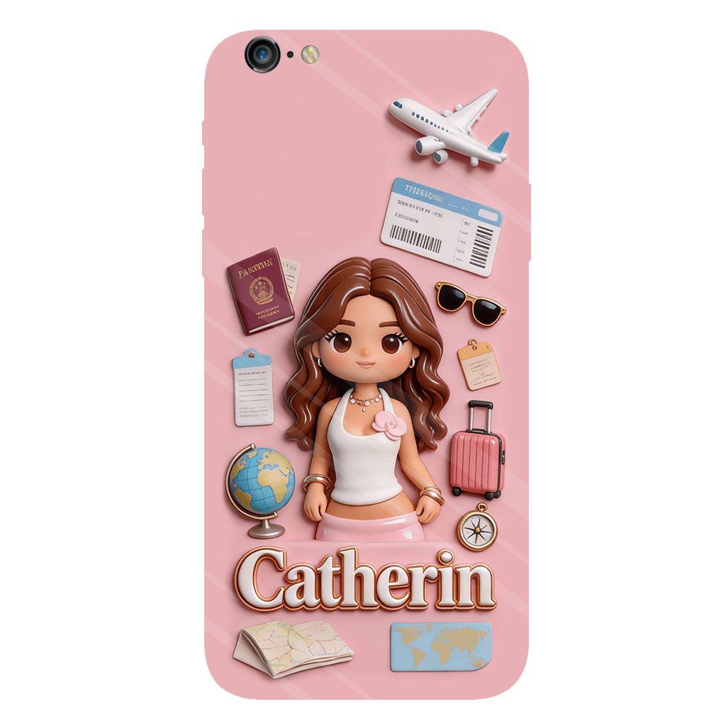 Traveling Lover - Personalized Travelling Full Print Phone Case