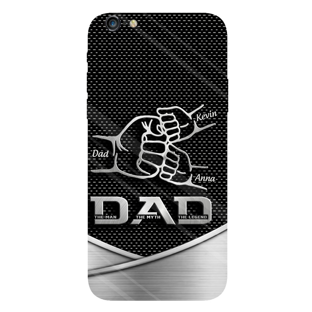 Dad The Man The Myth The Legend First Bump - Personalized Father Full Print Phone Case