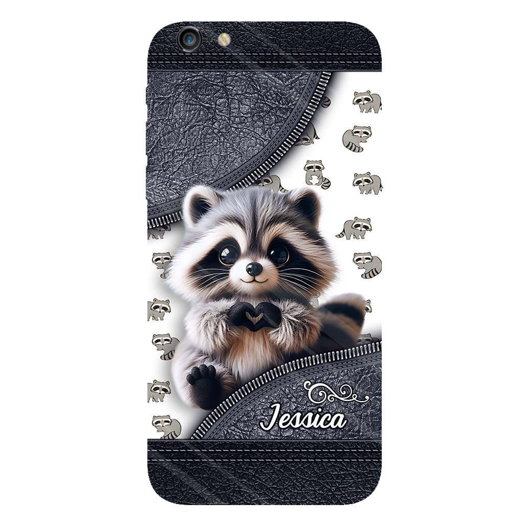 Adorable Raccoon - Personalized Raccoon Full Print Phone Case