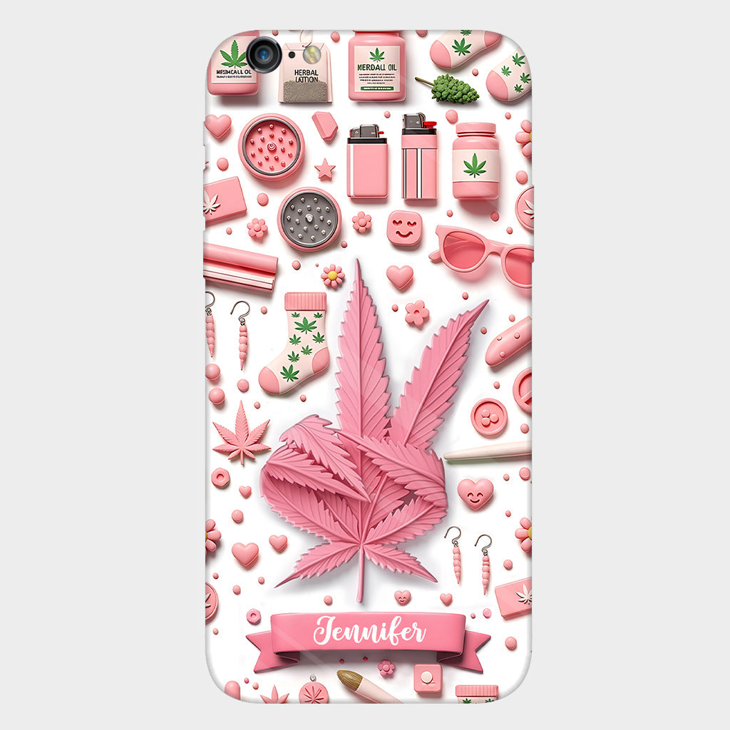 Irgendwo ist es 4:20 Uhr – Personalisierte Handyhülle mit Weed-Motiv