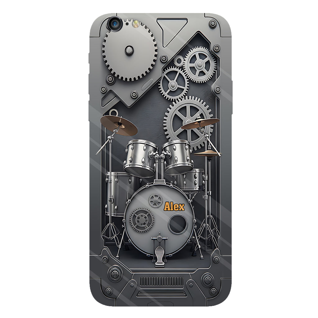 Vie de batteur - Coque de téléphone personnalisée avec impression intégrale pour batteur