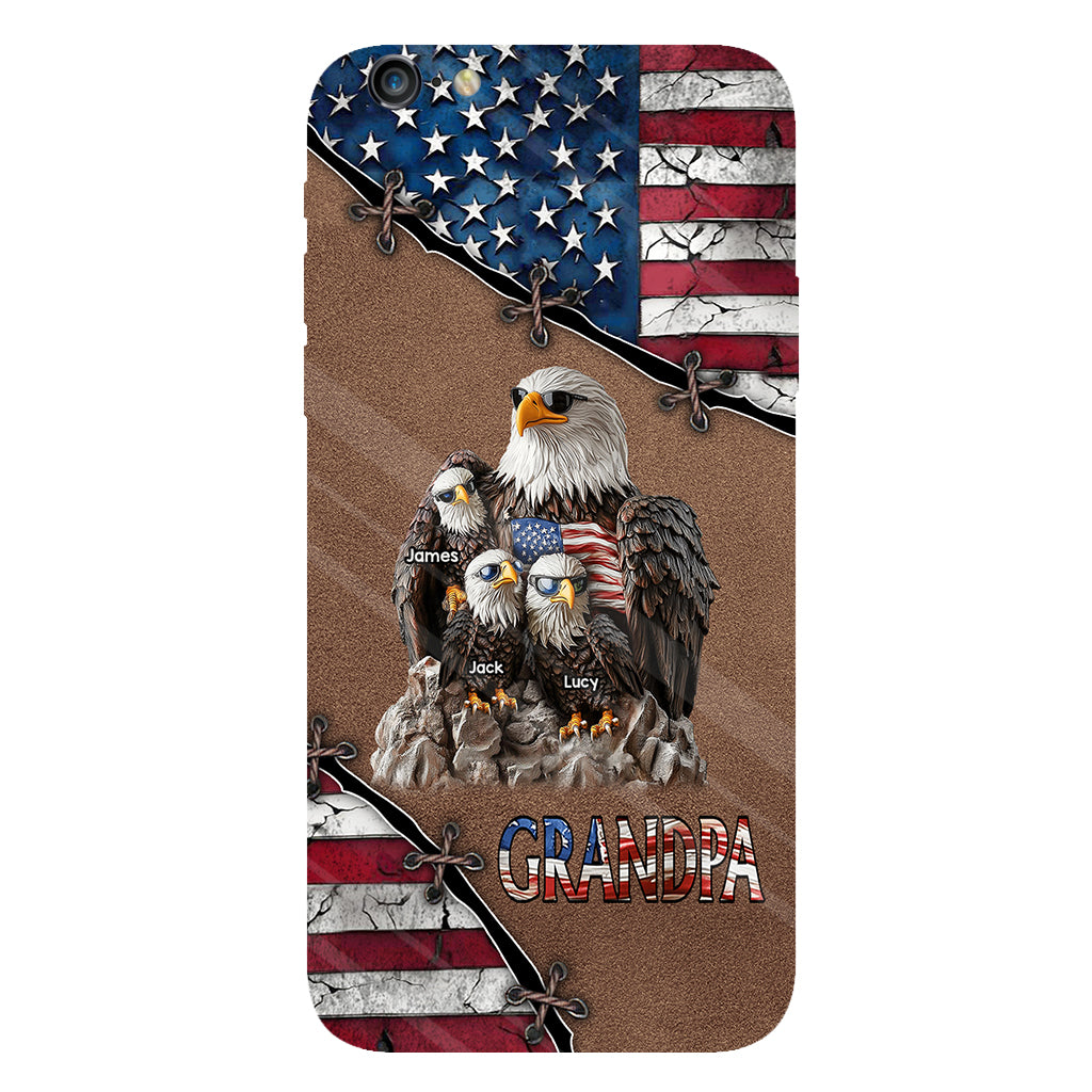 Strong Papa - Personalized Father Full Print Phone Case