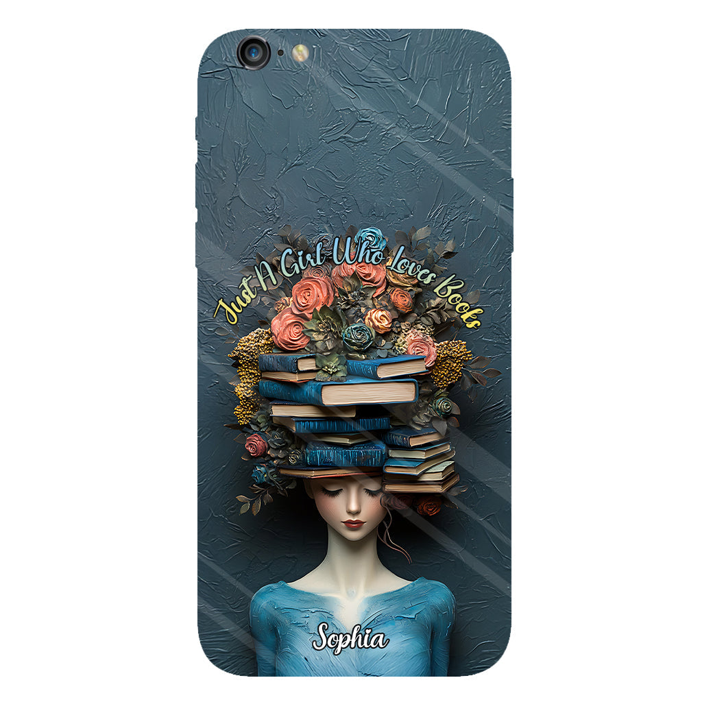 Just A Girl Who Loves Books - Personalized Book Full Print Phone Case
