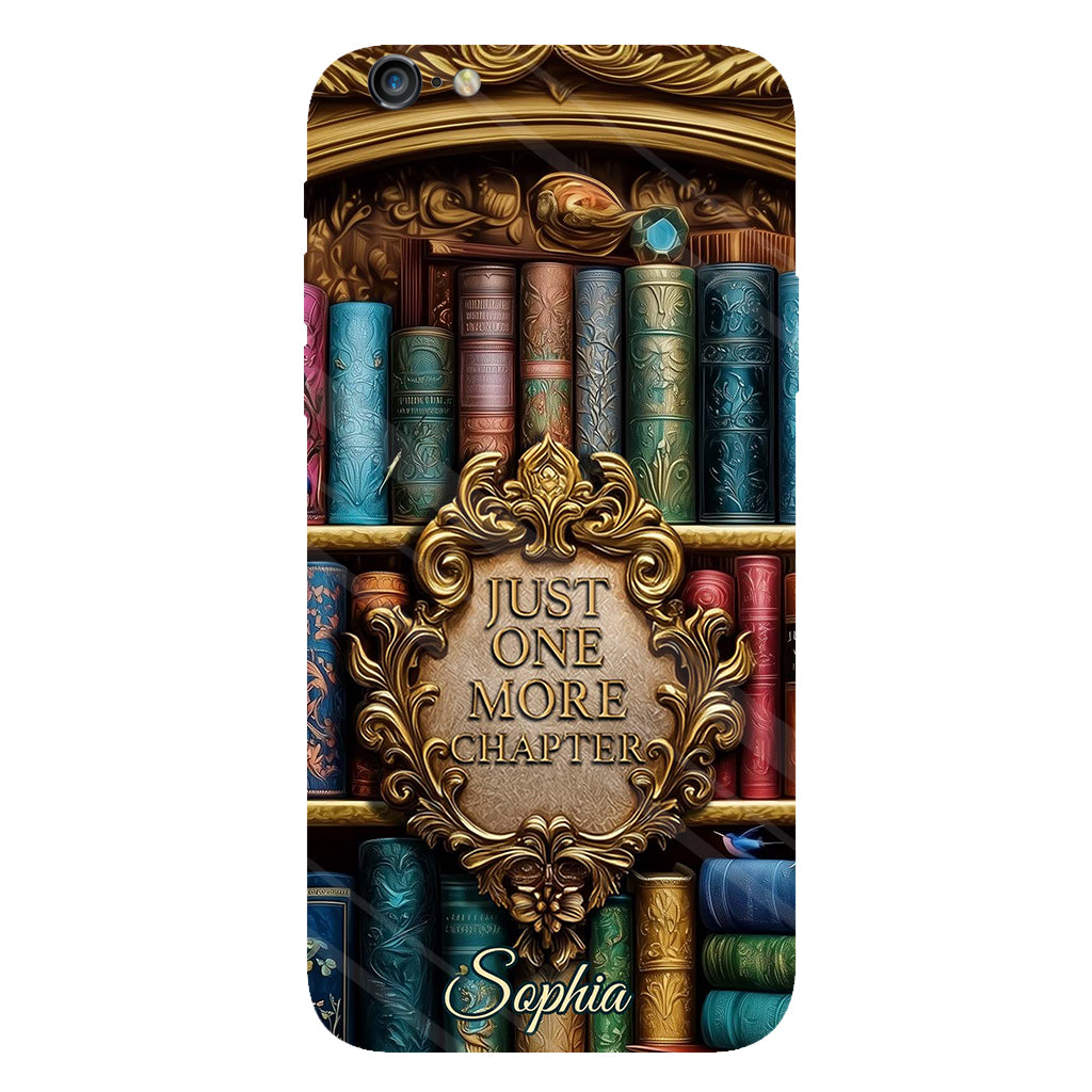 Just One More Chapter - Personalized Book Full Print Phone Case