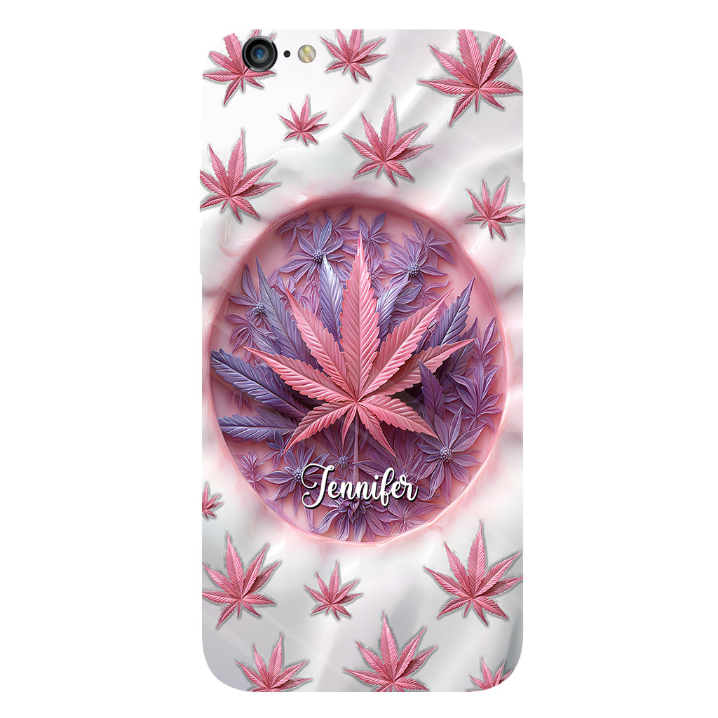 High Life - Personalized Weed Full Print Phone Case