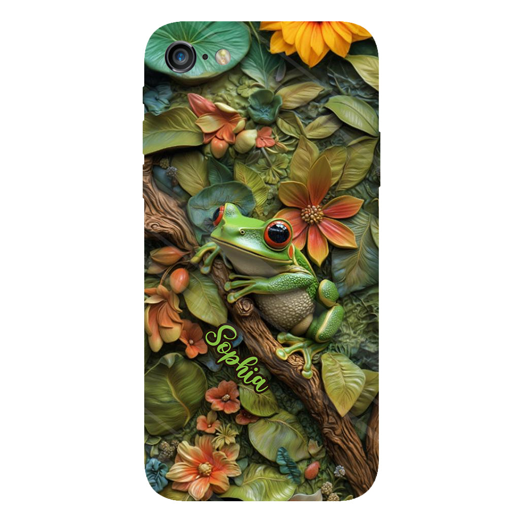 Adorable Frog - Personalized Frog Full Print Phone Case