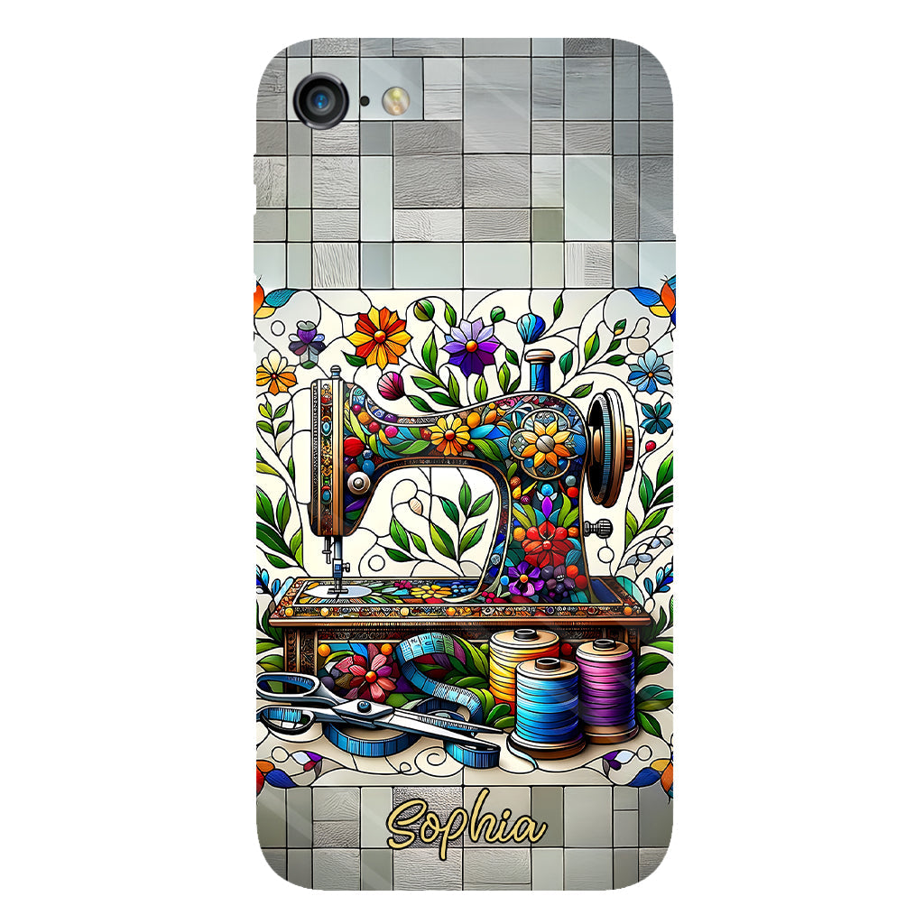 Coque de téléphone personnalisée « Couture » ​​avec imprimé intégral