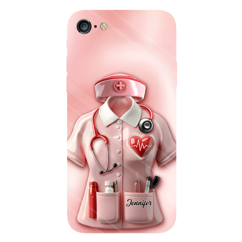 Nurses Are The Heart of Healthcare - Personalized Nurse Full Print Phone Case