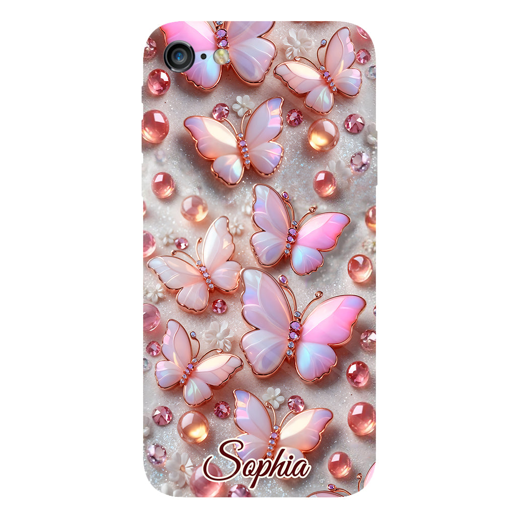 Stunning Butterflies - Personalized Butterfly Full Print Phone Case