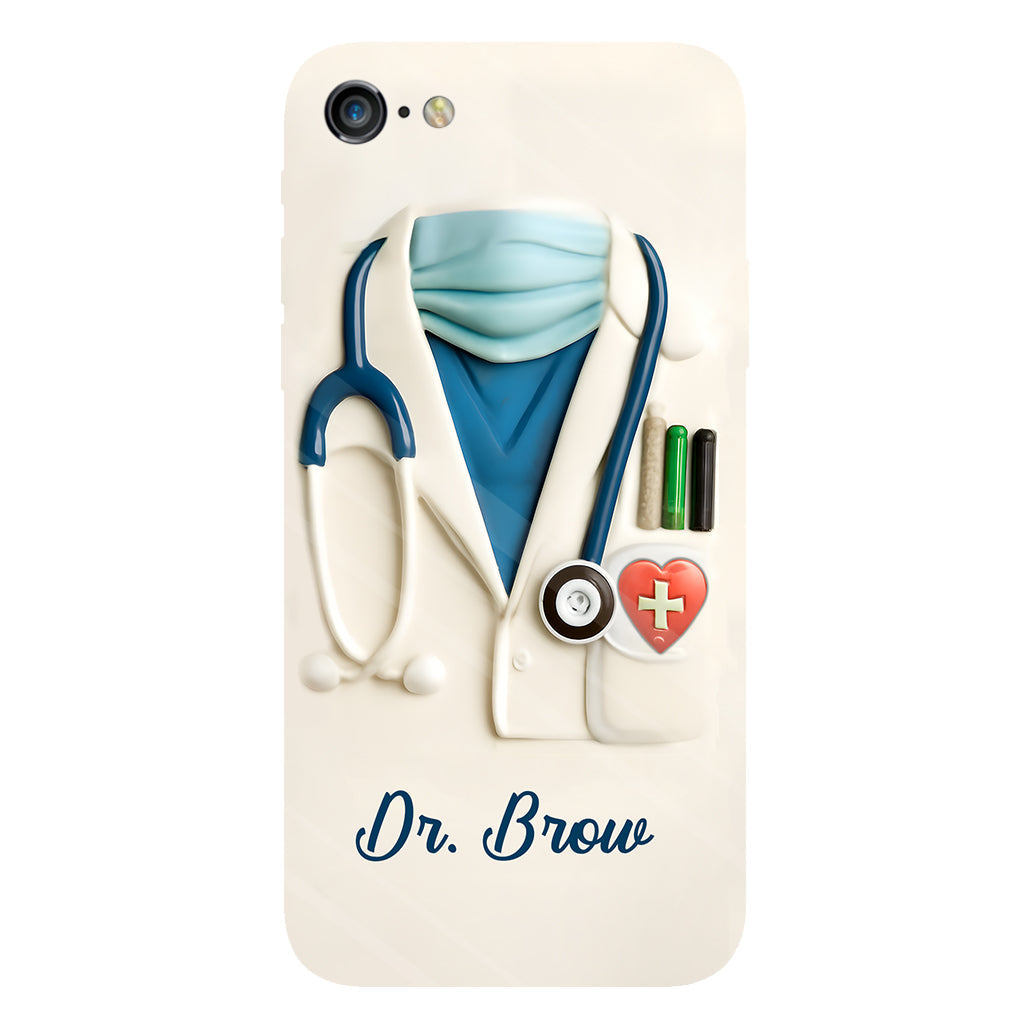 Medical Appreciation Design With Stethoscope - Personalized Full Print Phone Case