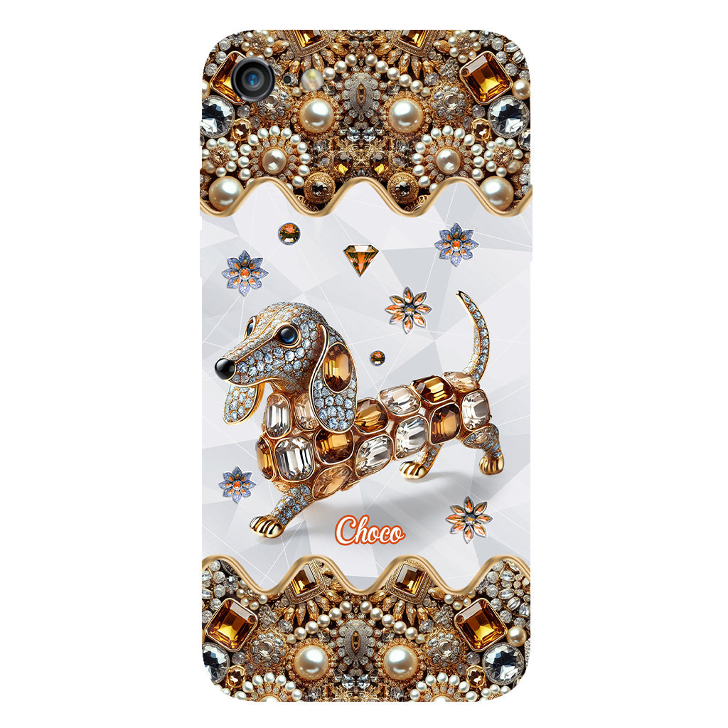 Love Dachshunds - Personalized Dog Full Print Phone Case