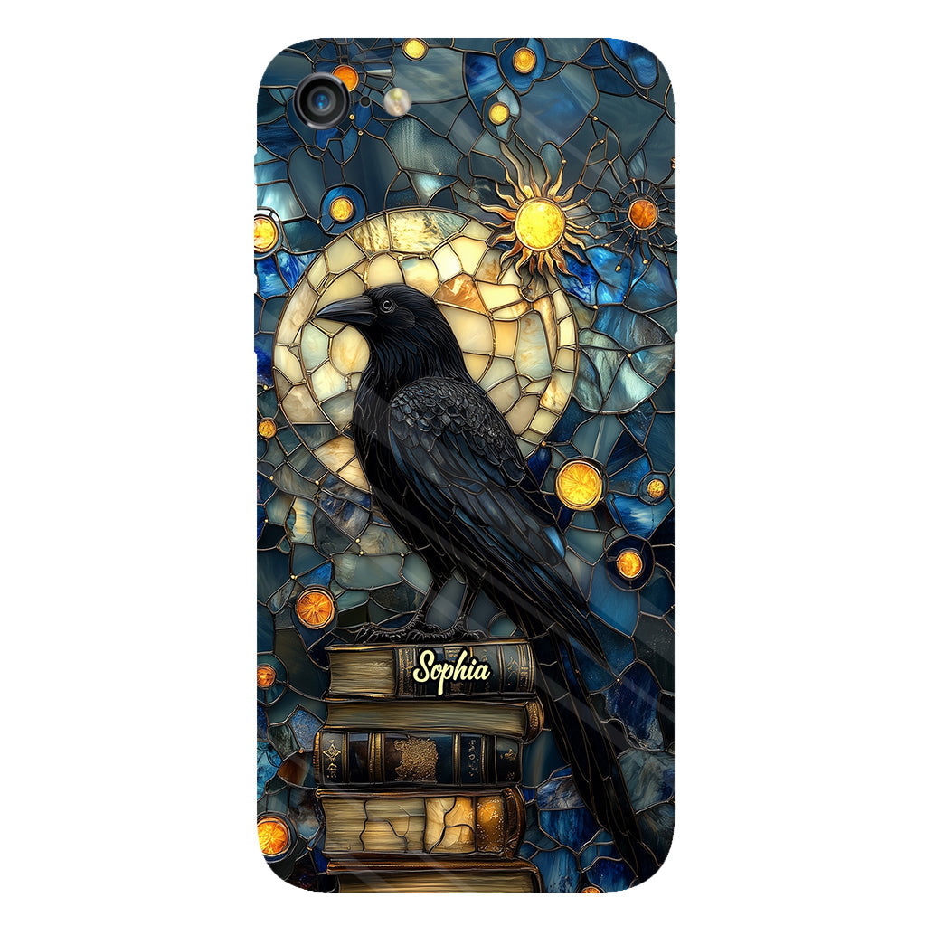 Raven Book Club - Coque de téléphone personnalisée avec livre intégral