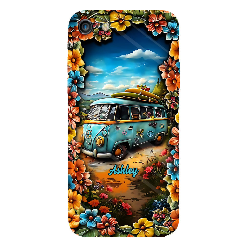 Hippie Van - Personalized Hippie Full Print Phone Case