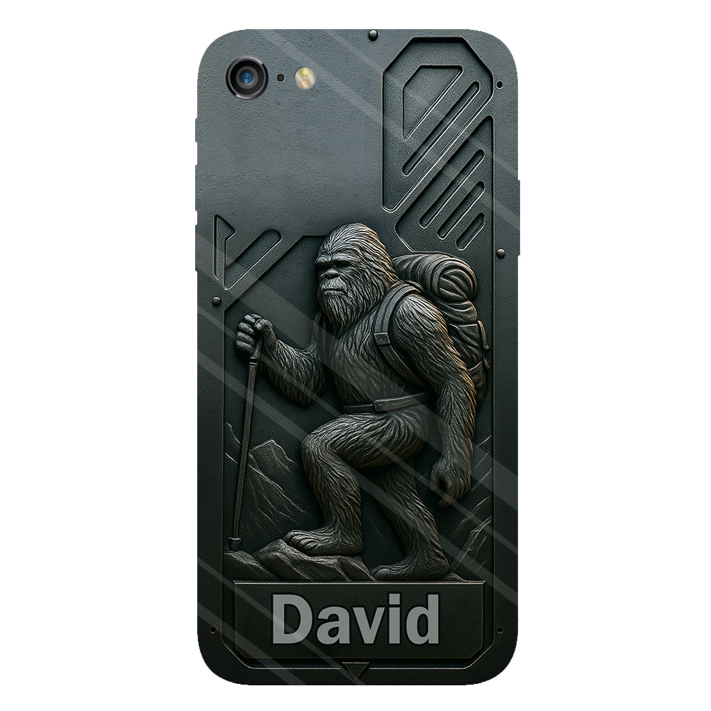 Sasquatch - Personalisierte Handyhülle mit Wandermotiv und Volldruck