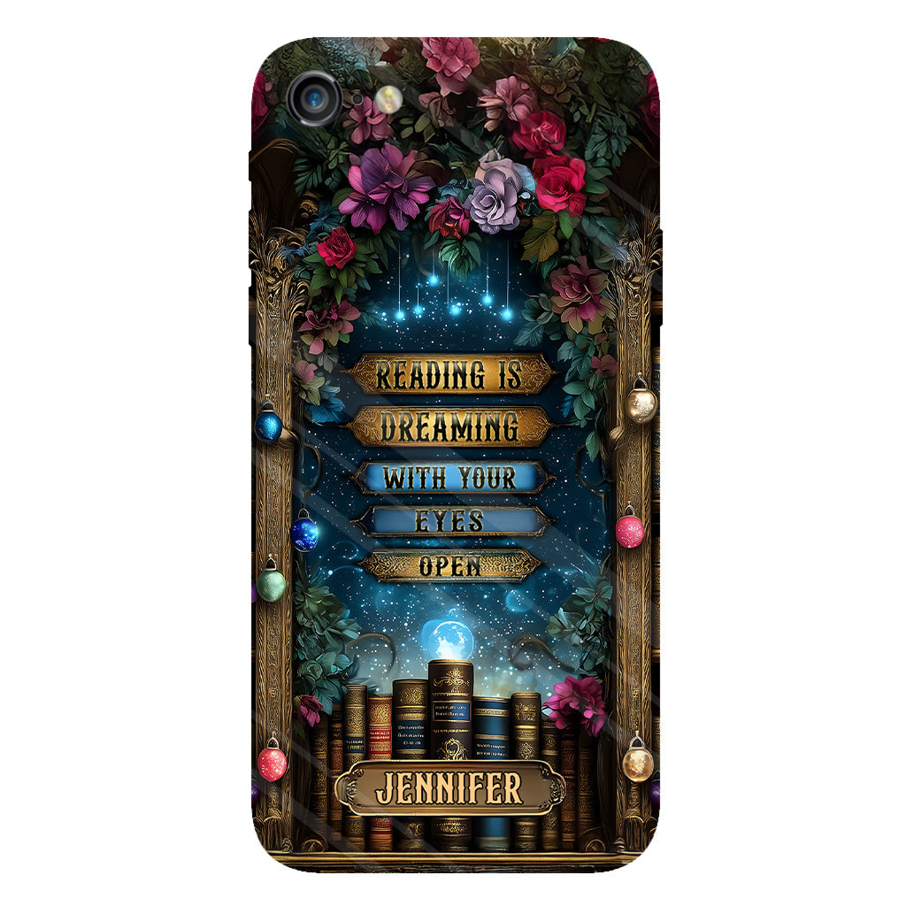 Reading is Dreaming - Personalized Book Full Print Phone Case