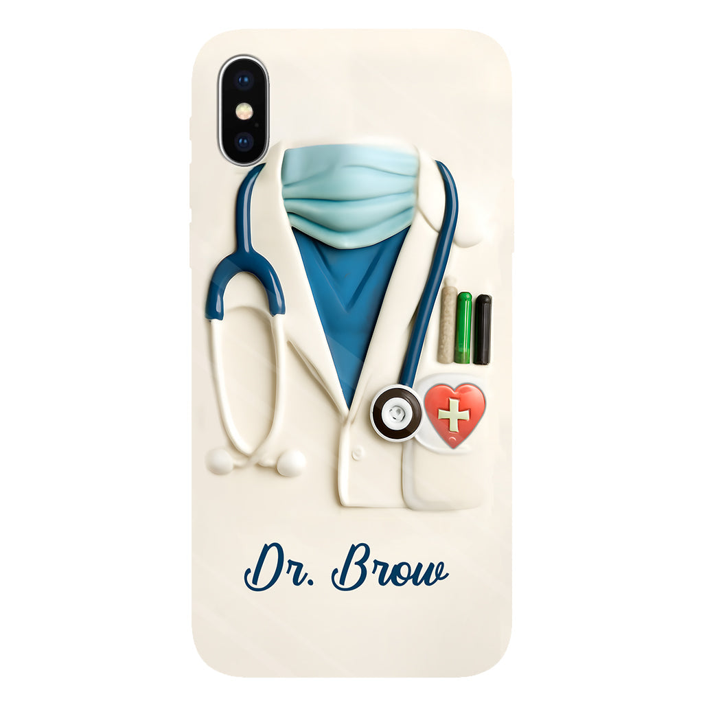 Medical Appreciation Design With Stethoscope - Personalized Full Print Phone Case
